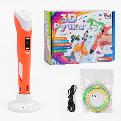 Ручка 3D  "4FUN Game Club", USB-кабель живлення, в коробці