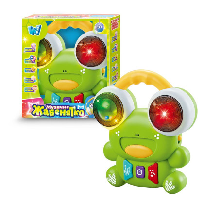 Музичне жабенятко "WToys", ОЗВУЧУВАННЯ УКРАЇНСЬКОЮ МОВОЮ