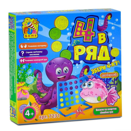 Настільна гра "4 в ряд"